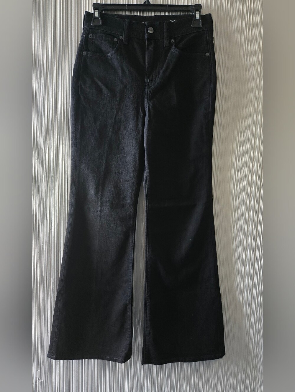 J. Crew Vintage Flare Jeans Petite 24 Black Rinse Nwot - Picture 5 of 7